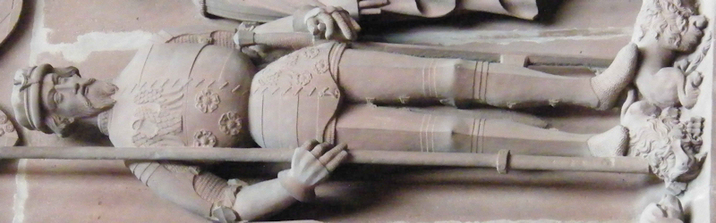 Germany Wertheim Stiftskirche Johann I von Wertheim 1407